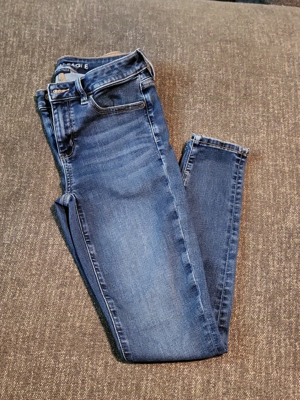 American Eagle Outfitters Medium Blue Jeggings - Women